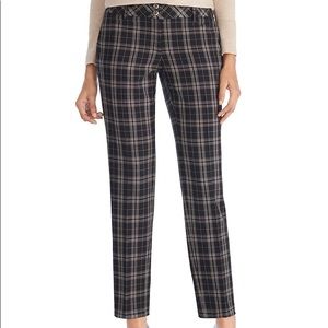 White House/Black Market “Ankle” Sz 4R Plaid Pants